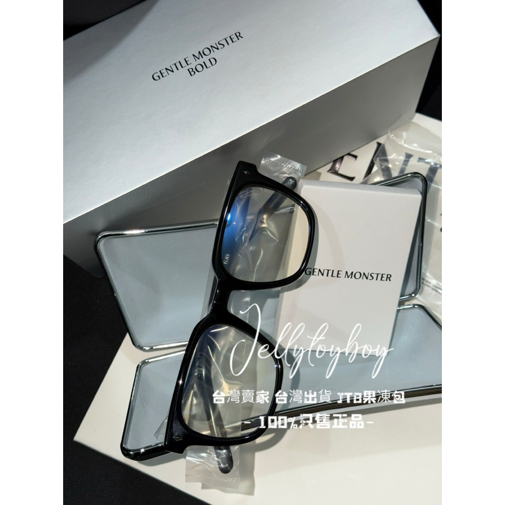 全新正品韓國潮牌gentle monster BOLD Collection OJO 01黑色GM 光學