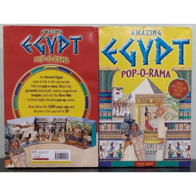 【在台現貨】《Amazing Egypt Pop-O-Rama》埃及：古代文明歷史，折疊式全景，Pop-Up 立體書 | 蝦皮購物