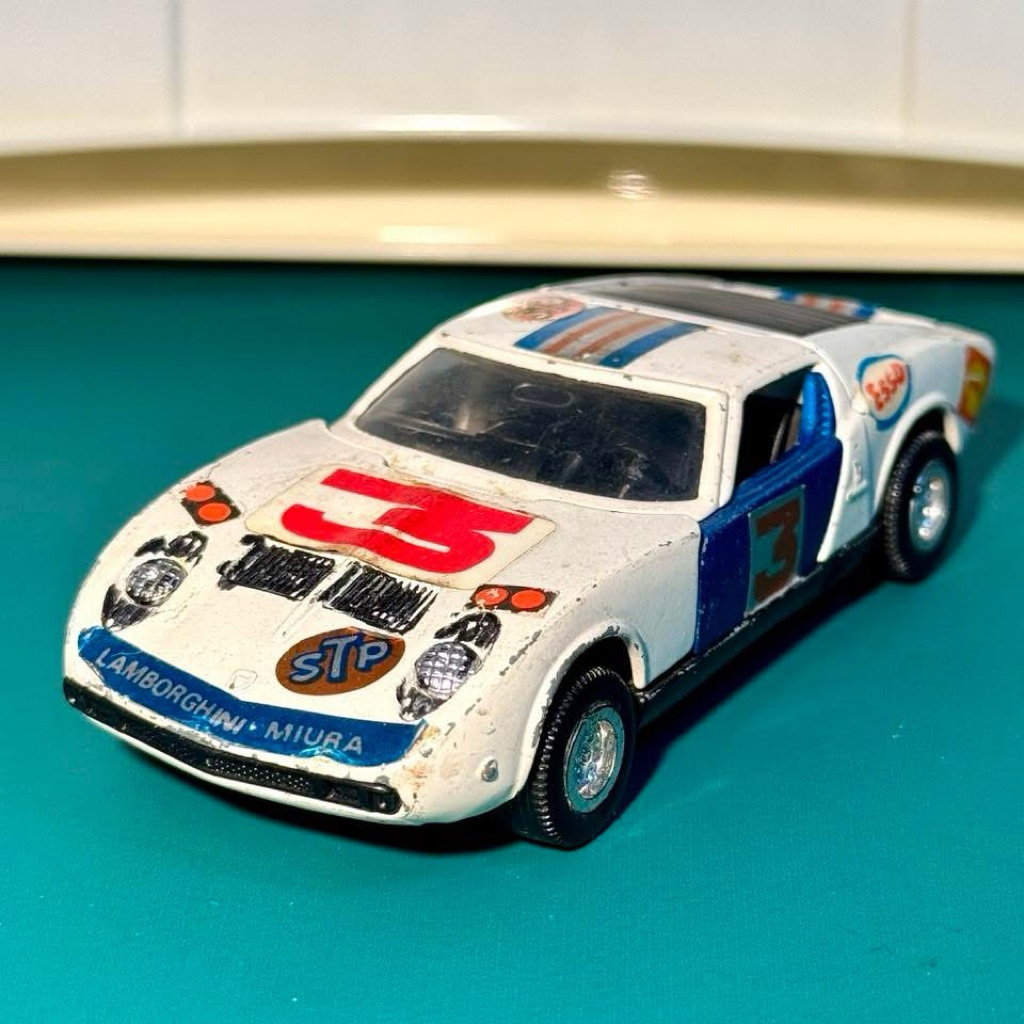 LANBORGHINI・MIURA／MINI CAR。YONEZAWA・TOYS 🇯🇵日製米澤玩具藍寶堅尼