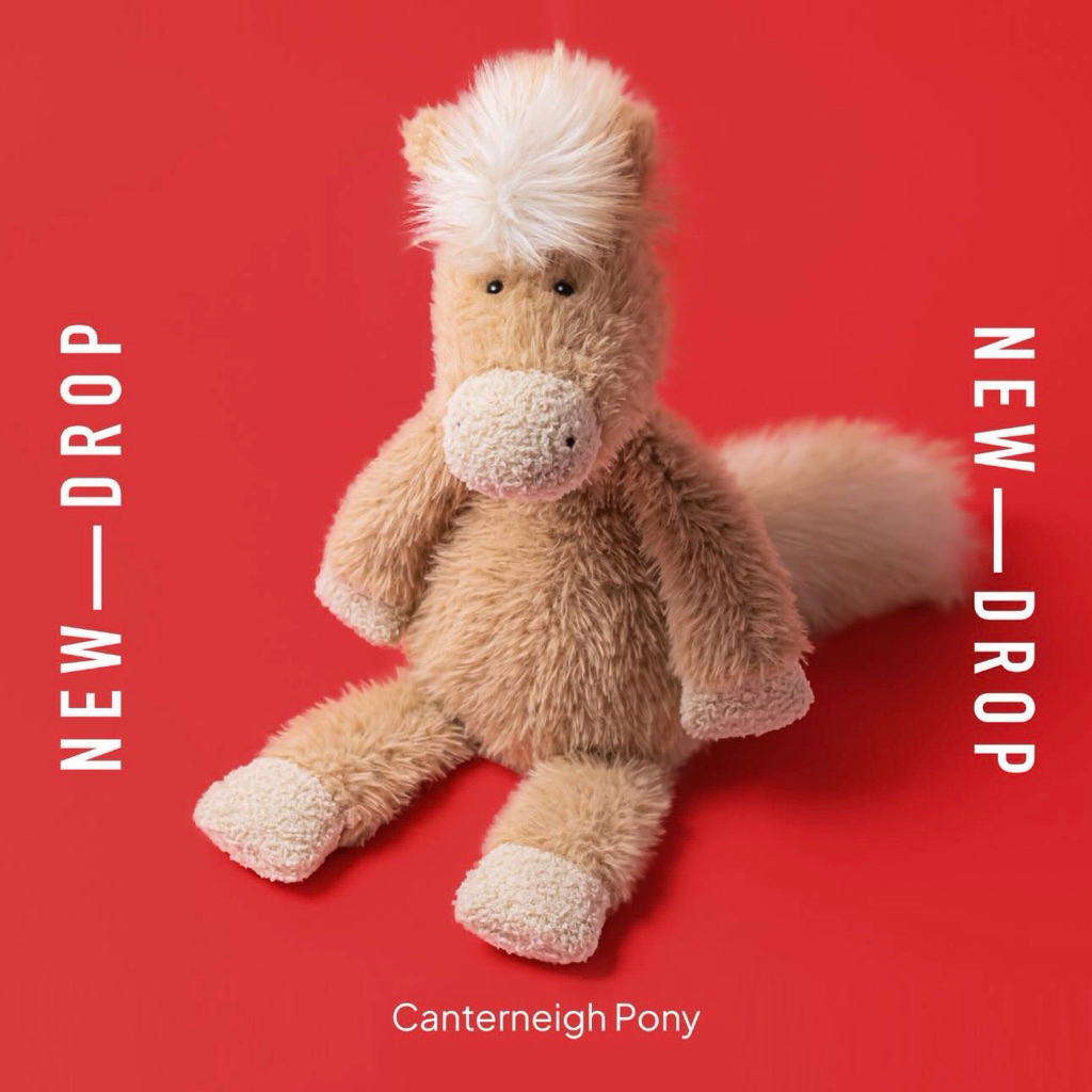 🇬🇧 Jellycat 坎特尼小馬36CM 🐴 Canterneigh Pony 2026馬年紅標限定