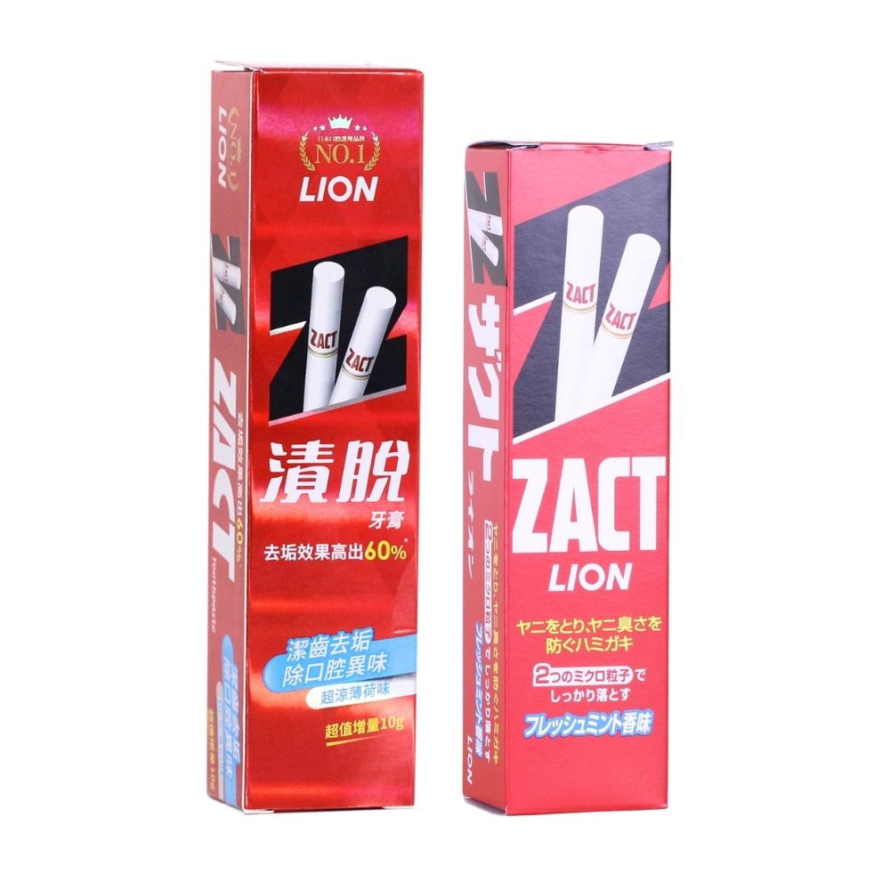 LION 獅王 ZACT 漬脫牙膏 增量版 150g+10g (公司貨)【和泰美妝】 | 蝦皮購物