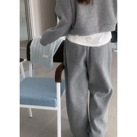 🇰🇷Jan06/ 季末⛄️雪國穿搭✨羊毛棉長褲