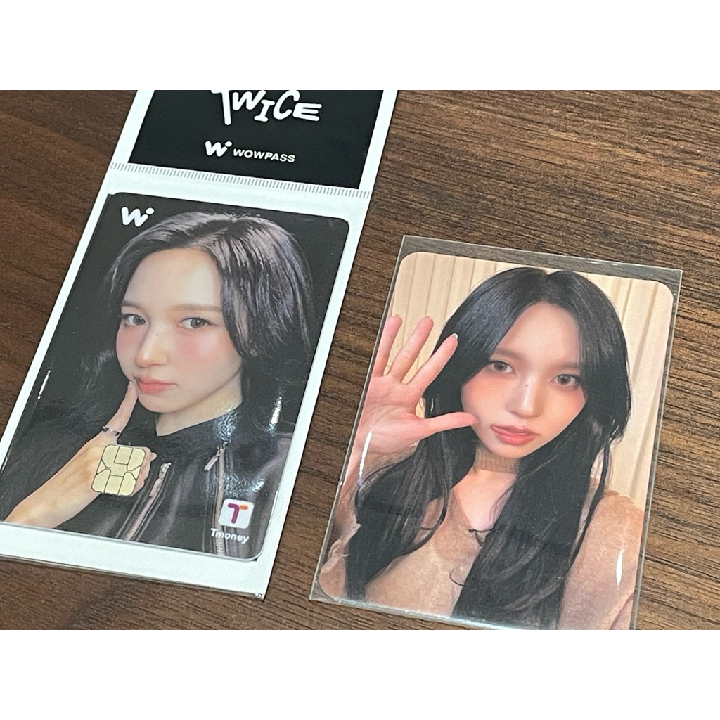 TWICE WOWPASS 十週年交通卡特典小卡名井南MINA MISAMO 韓國交通卡