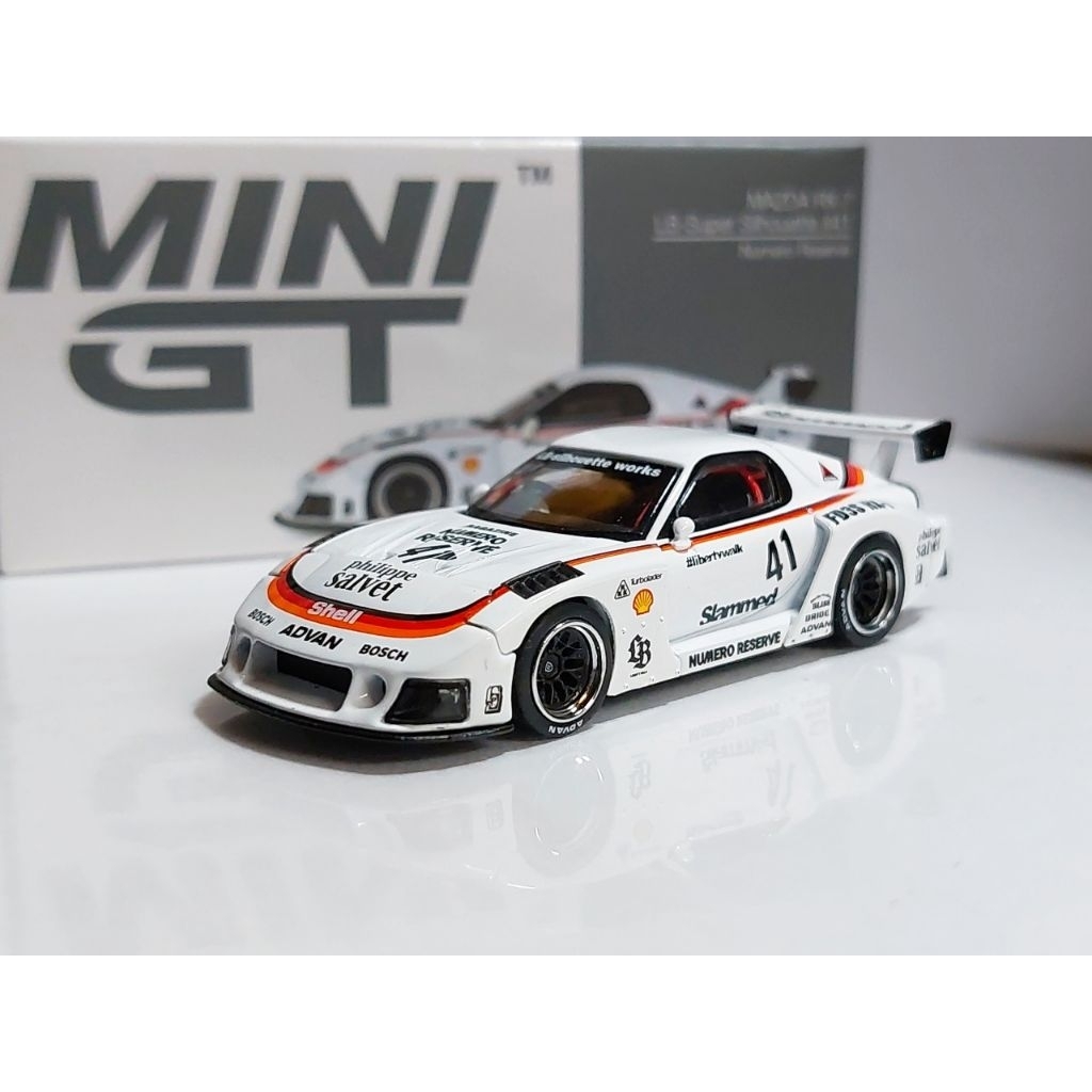 1/64 TSM Mini GT 773 Mazda RX-7 LB Super Silhoutte FD3S 白 | 蝦皮購物