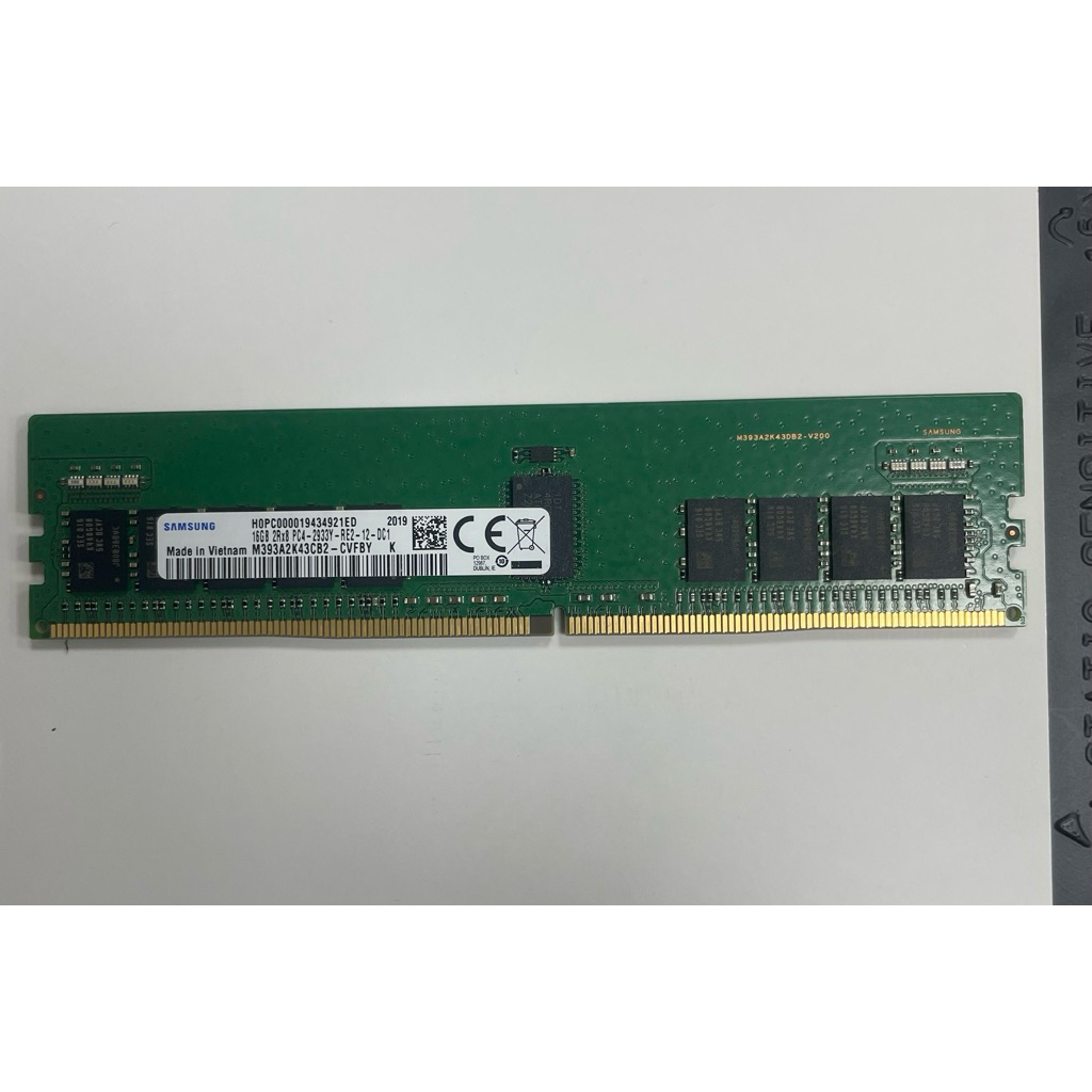 賣可小舖】工作站SK hynix 海力士32GB DDR4 2933記憶體REG伺服器用（桌