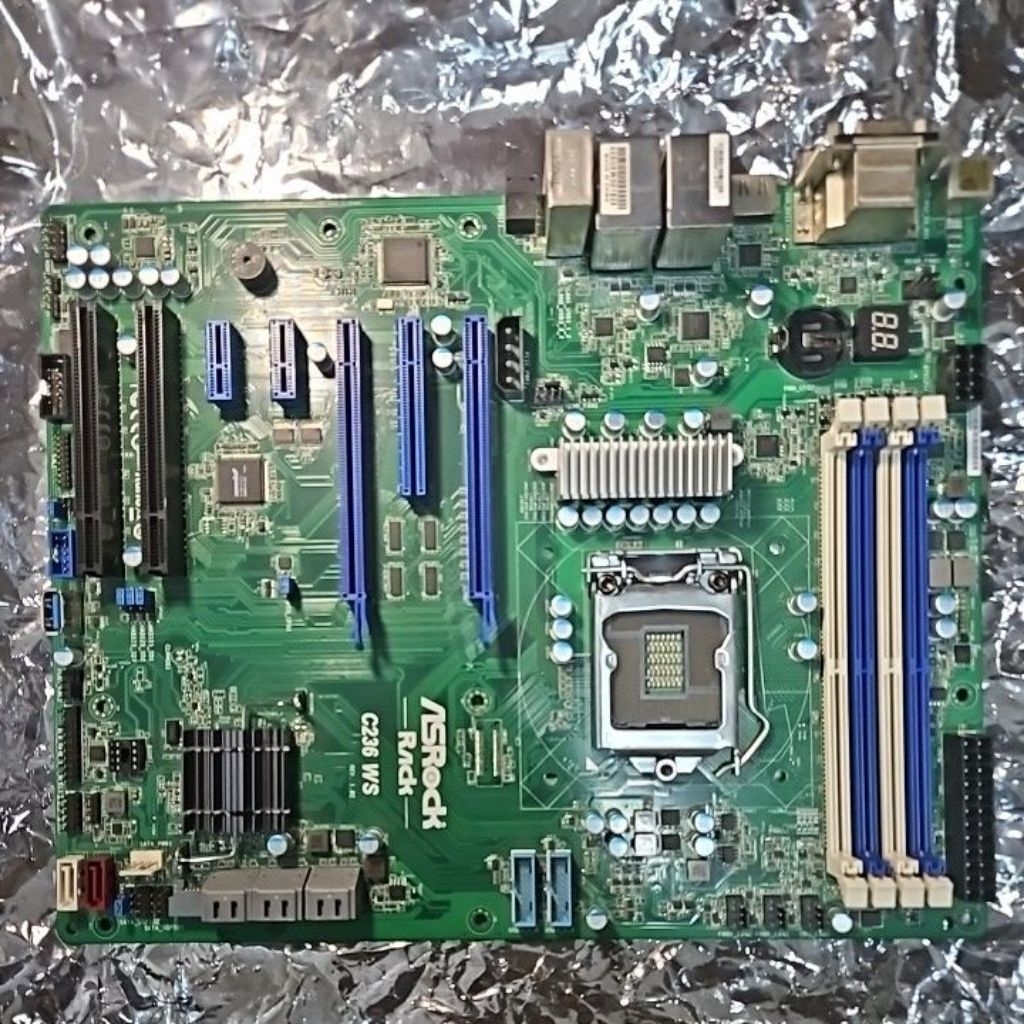 永擎 Asrock Rack C236 WS 故障 點不亮 | 蝦皮購物