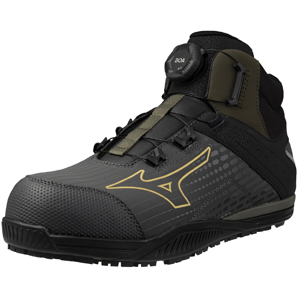 美 MIZUNO 美津濃PRIME FIT TDII 81H BOA 旋鈕寬楦耐油防護鞋塑鋼