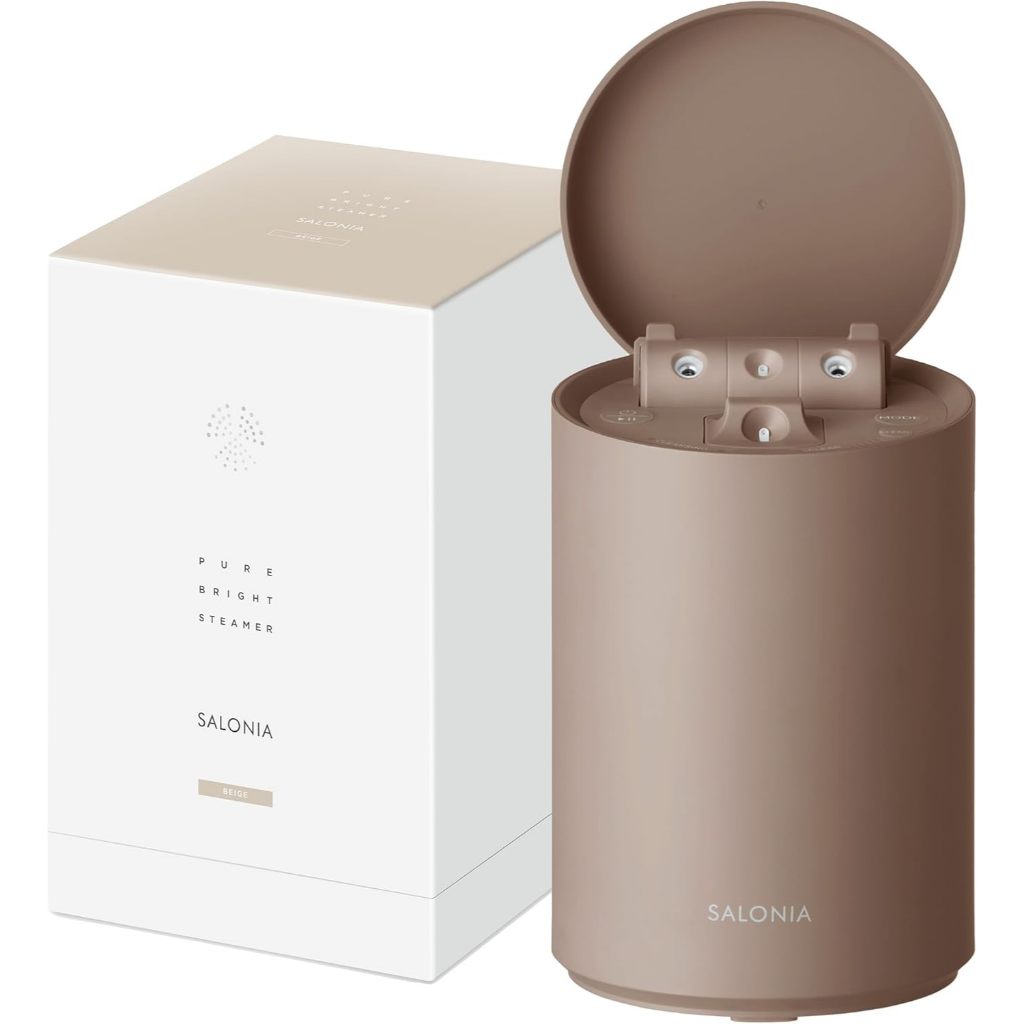 ボディ・フェイスケア SALONIA PURE BRIGHT STEAMER SAL22207SL 日本直送SALONIA Pure Bright 臉部蒸氣機美容噴霧器護膚保濕SAL22207SL