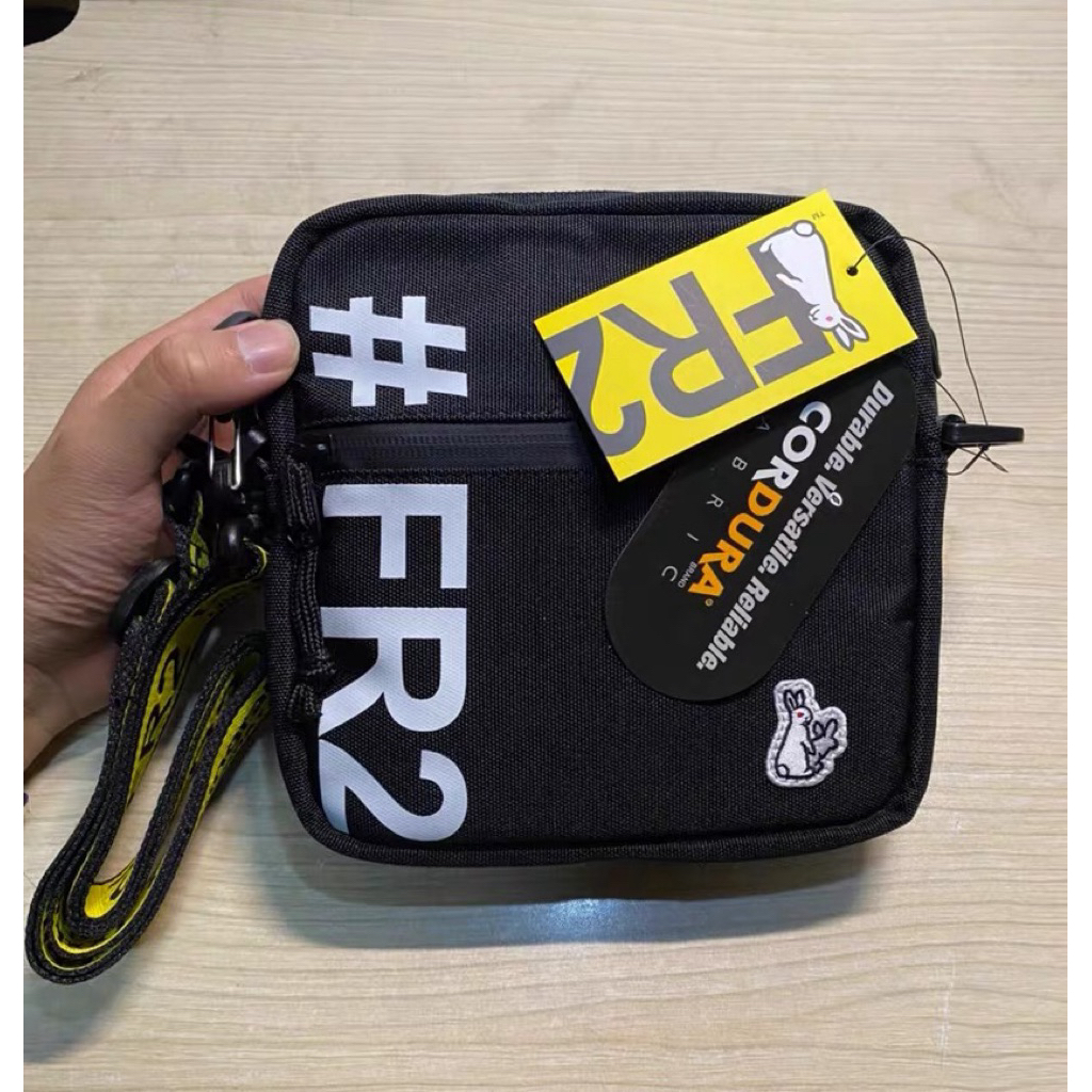 全新限量品免運FR2 FXXKING RABBITS Shoulder Bag 小包包包側背包黑色