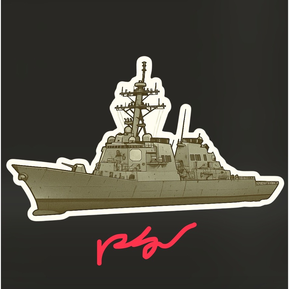 *航空實驗室* DDG 10CM STICKER 貼紙 S10-ACS | 蝦皮購物