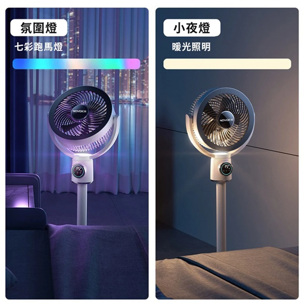 租屋族與露營客的「涼感救星」：NOVOICE NOV-F10 伸縮循環扇深度推薦