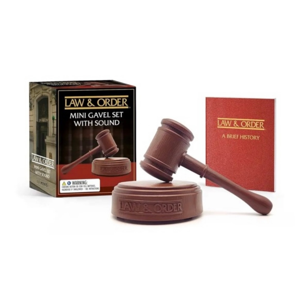 【你才奇怪】迷你法槌組 交換禮物 生日禮物 美國進口 Law & Order: Mini Gavel Set with | 蝦皮購物