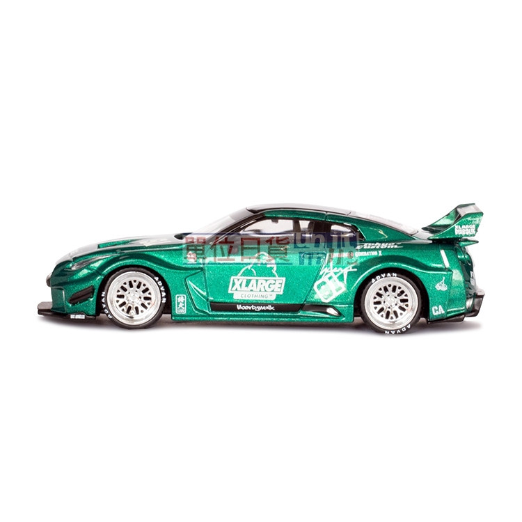 單位日貨』MINI GT 1/64 #1013 LB限定LIBERTY WALK × XLARGE GT-RR35