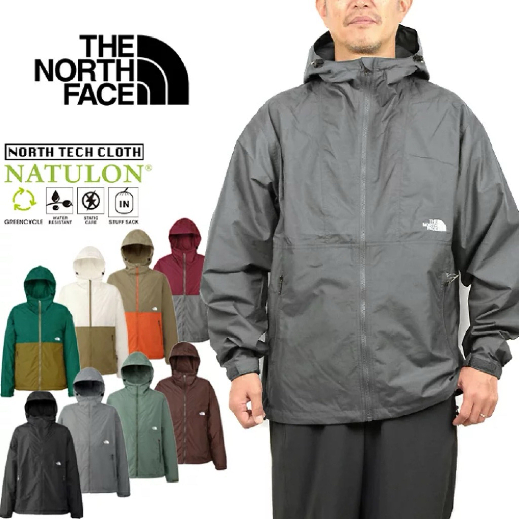 日版THE NORTH FACE NP72230 COMPACT JACKET北臉防風外套夾克撥水防風