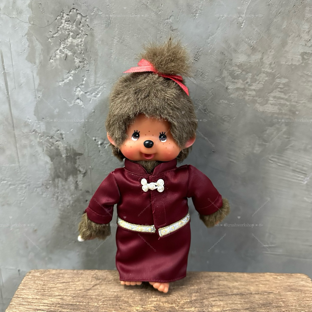 中古2008年絕版台灣限定春水堂夢奇奇Monchhichi S號玩偶| 蝦皮購物