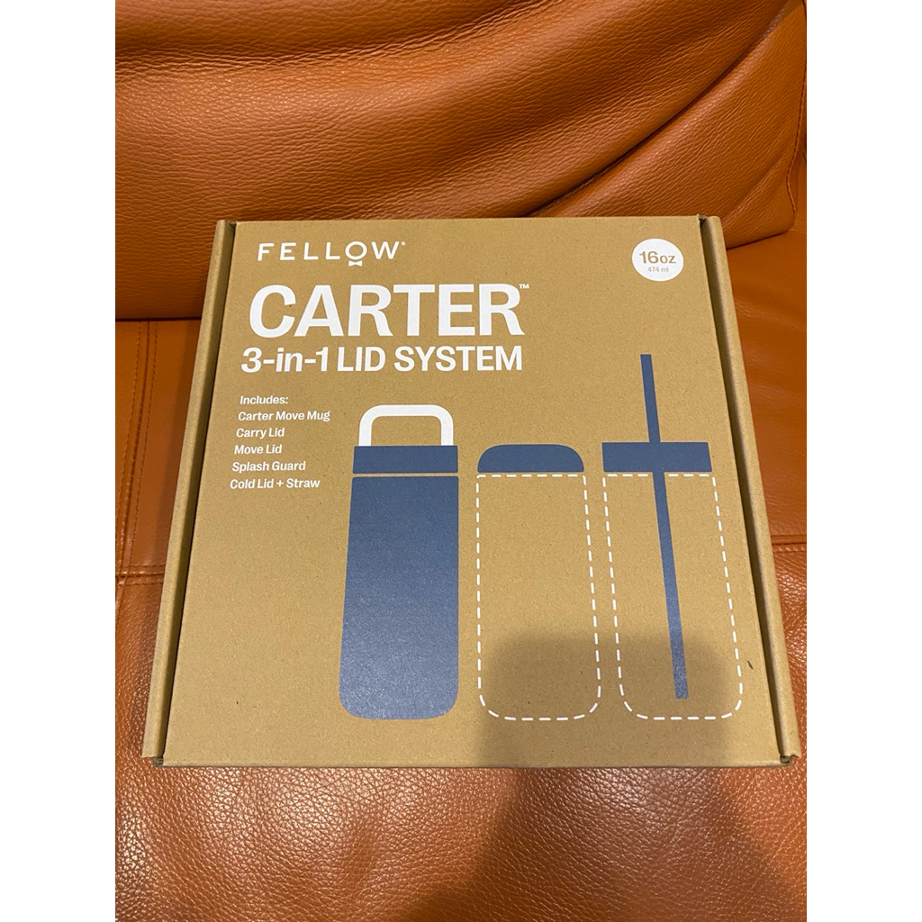 【全新】FELLOW｜CARTER KIT-卡特保溫瓶限定禮盒組 (一杯三蓋) 藏藍 | 蝦皮購物