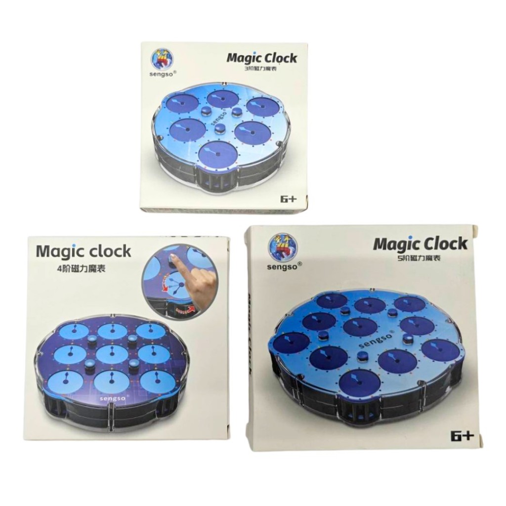 【小資老闆】聖手 sengso 磁力魔錶 四階魔錶 clock WCA 比賽項目 磁力吸附中柱 魔表 魔錶 魔術方塊 | 蝦皮購物
