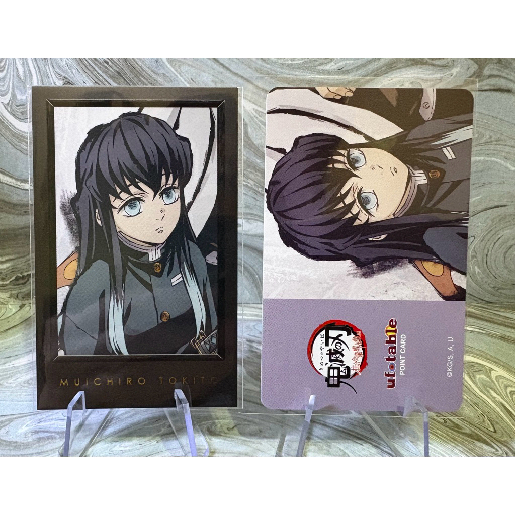 鬼滅之刃】ufotable dining 那田蜘蛛山蝶屋敷篇金箔燙金字拍立得小卡日