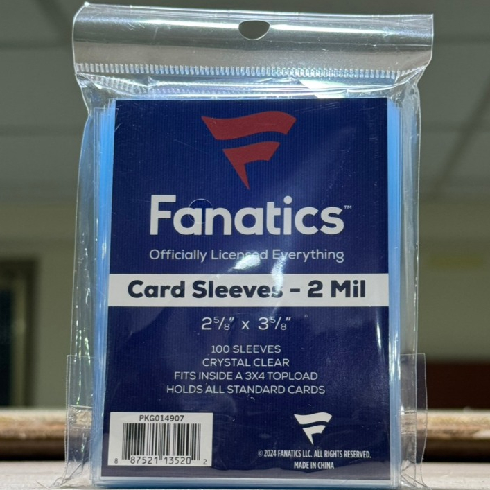 ToppsFanatics Thick Soft Sleeves 100/500|