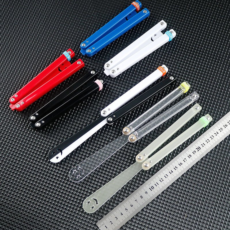 台灣出貨 蝴蝶刃 練習刀 csgo甩刀 軸套 新手 蝴蝶刀 未開刃 練習刃 甩手刀 安全 花式Balisong | 蝦皮購物