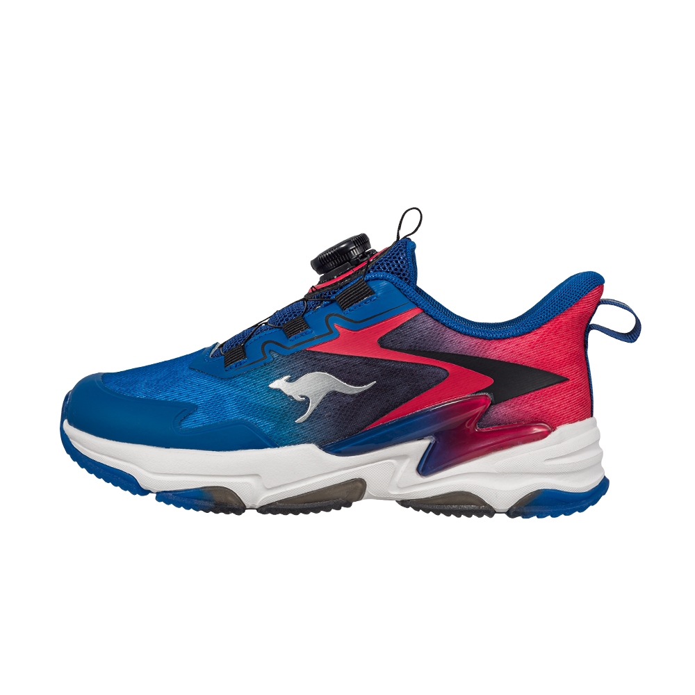 【KangaROOS】超輕量慢跑鞋 童鞋 中大童 運動鞋 旋鈕鞋帶 SPECTRUM 藍/紅/黑 KK52166 | 蝦皮購物