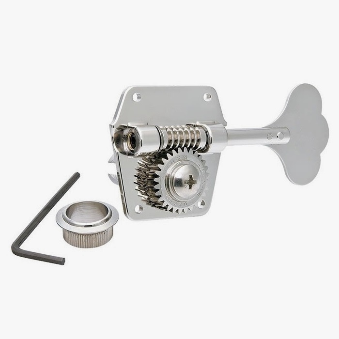 Gotoh GB640 Bass Machine Head Nickel 鎳銀色輕量化復古弦鈕日本製