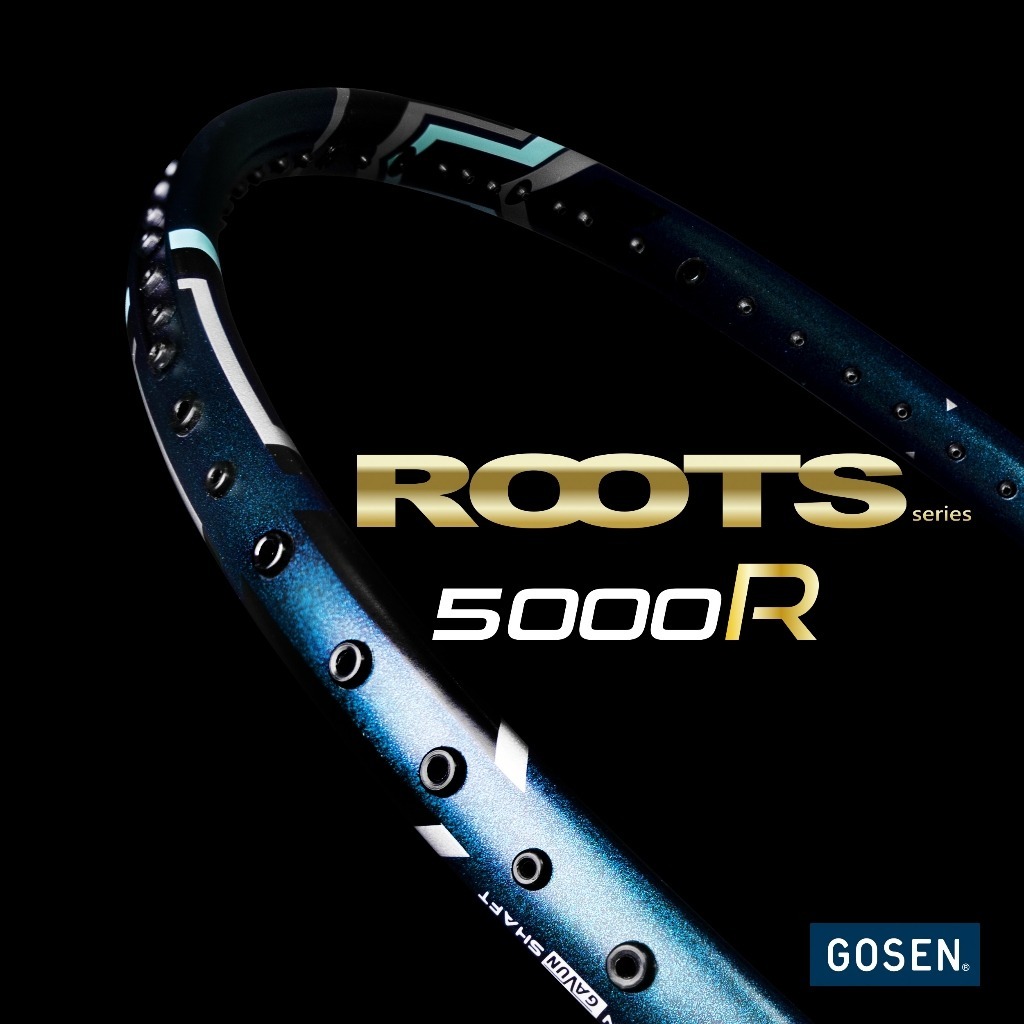 【飛馭運動StrinX】GOSEN高神 ROOTS 5000R 雅文 4U 羽球拍 贈拍線/穿線/握把布/拍袋 台灣製 | 蝦皮購物