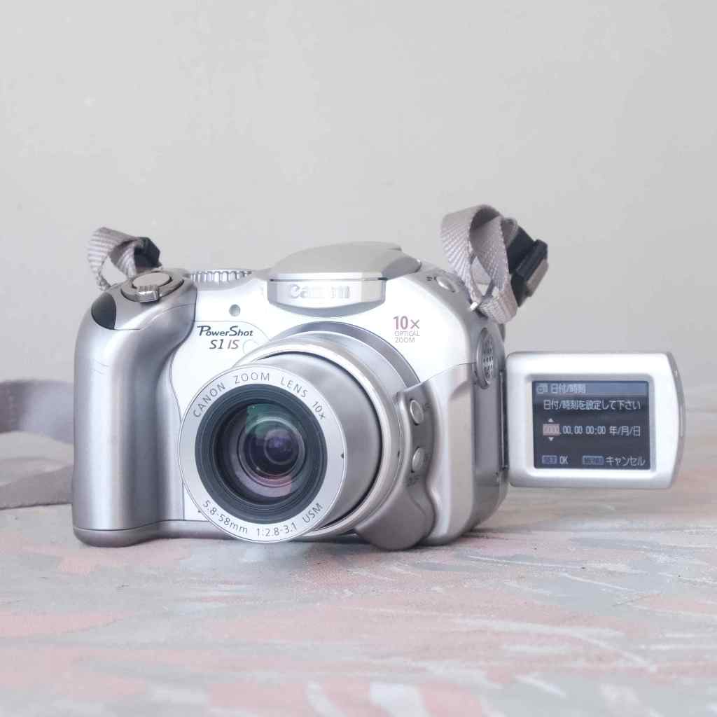 Canon PowerShot S1is 早期CCD 數位相機(自拍機翻轉螢幕) | 蝦皮購物