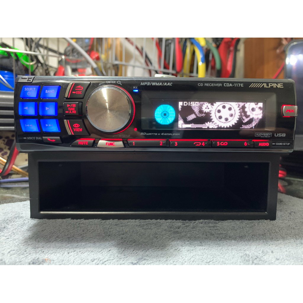 ALPINE CDA-117E/ CDA-9887車用1DIN高階主機| 蝦皮購物