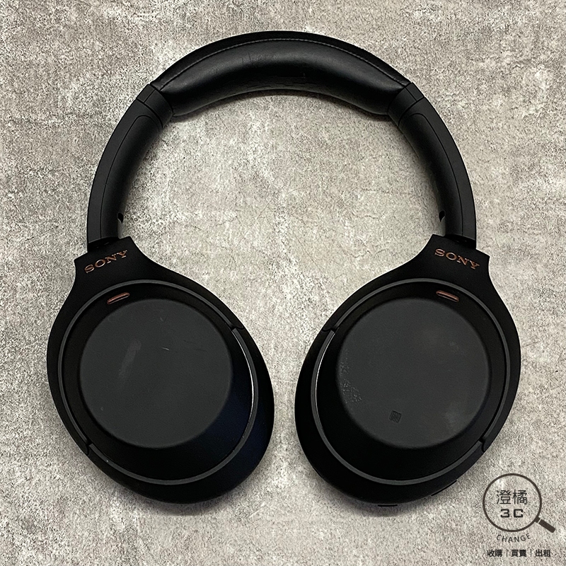 澄橘』Sony WH-1000XM4 耳罩式藍芽耳機黑《二手3C 無盒裝中古》A78657