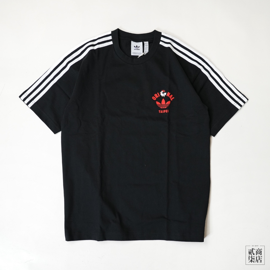 貳柒商店) ADIDAS TW CHICKEN 男女款三葉草台北TAIPEI 雞排小雞短袖