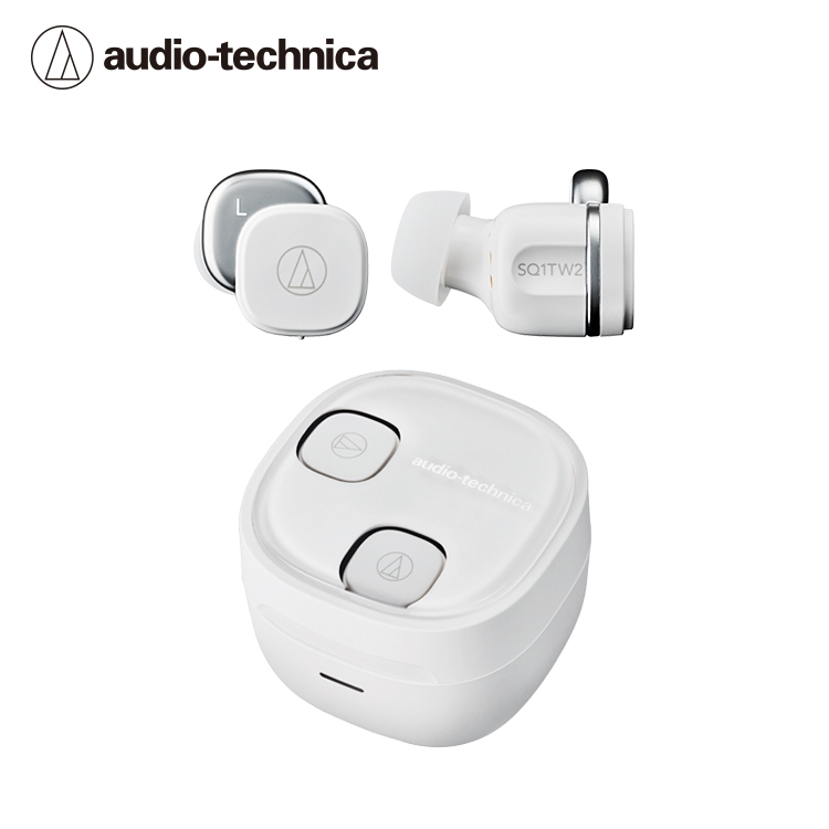 audio-technica 鐵三角】 ATH-SQ1TW2 真無線耳機 藍牙耳機 無線Qi充電 IPX5 | 蝦皮購物