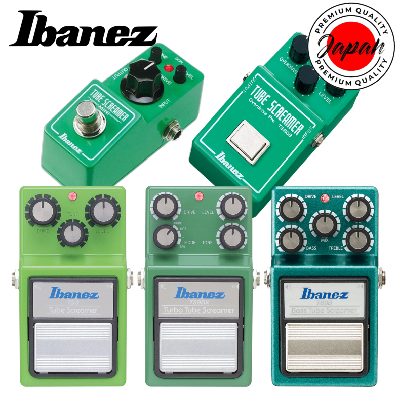 Ibanez TUBE SCREAMER MINI/TS808/TS9/TS9DX/TS9B 日本製造吉他效果器
