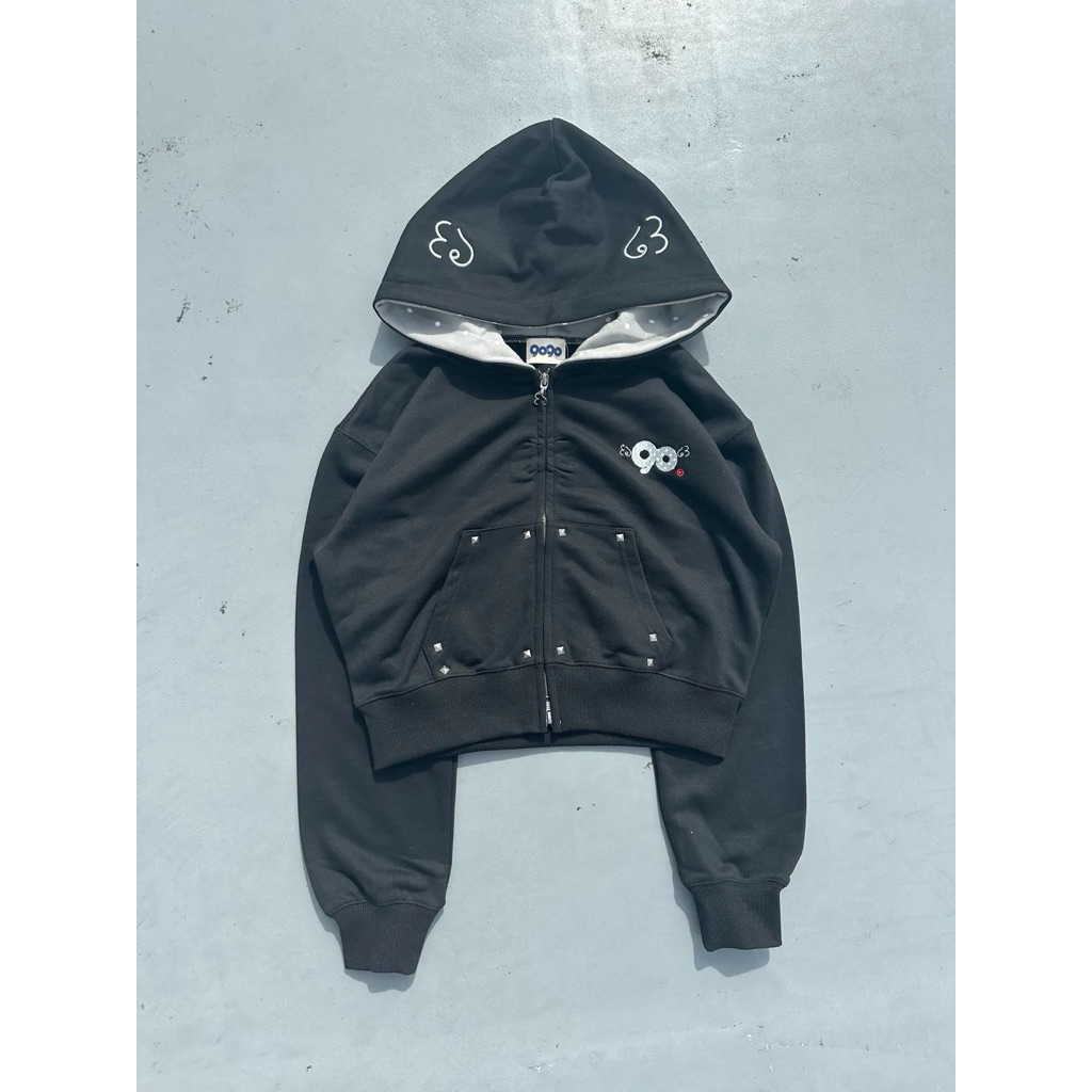トップス 90 Logo Dot Zip Hoodie 9090 90 Logo Dot Zip Hoodie | 蝦皮購物