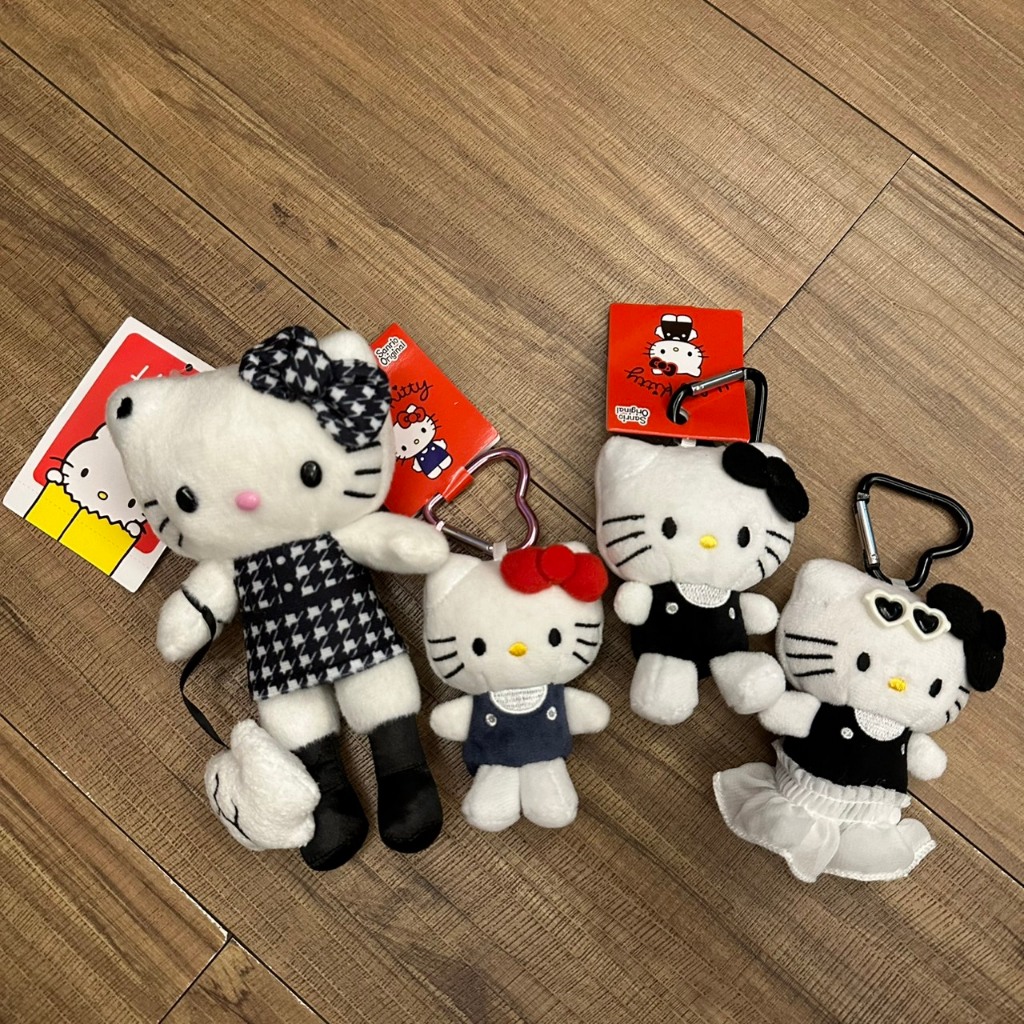 Qoo Studio♡ 台灣現貨 日本限定 小香風 Kitty 燒焦 多款 ️美人魚 千鳥格 Kitty 吊飾 鑰匙圈 | 蝦皮購物