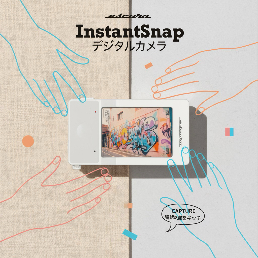 Escura InstantSnap迷你相機 台灣發貨日本直輸 透明 珍藏玩具 送禮首選 透明觀景窗 Y2K 時尚 | 蝦皮購物