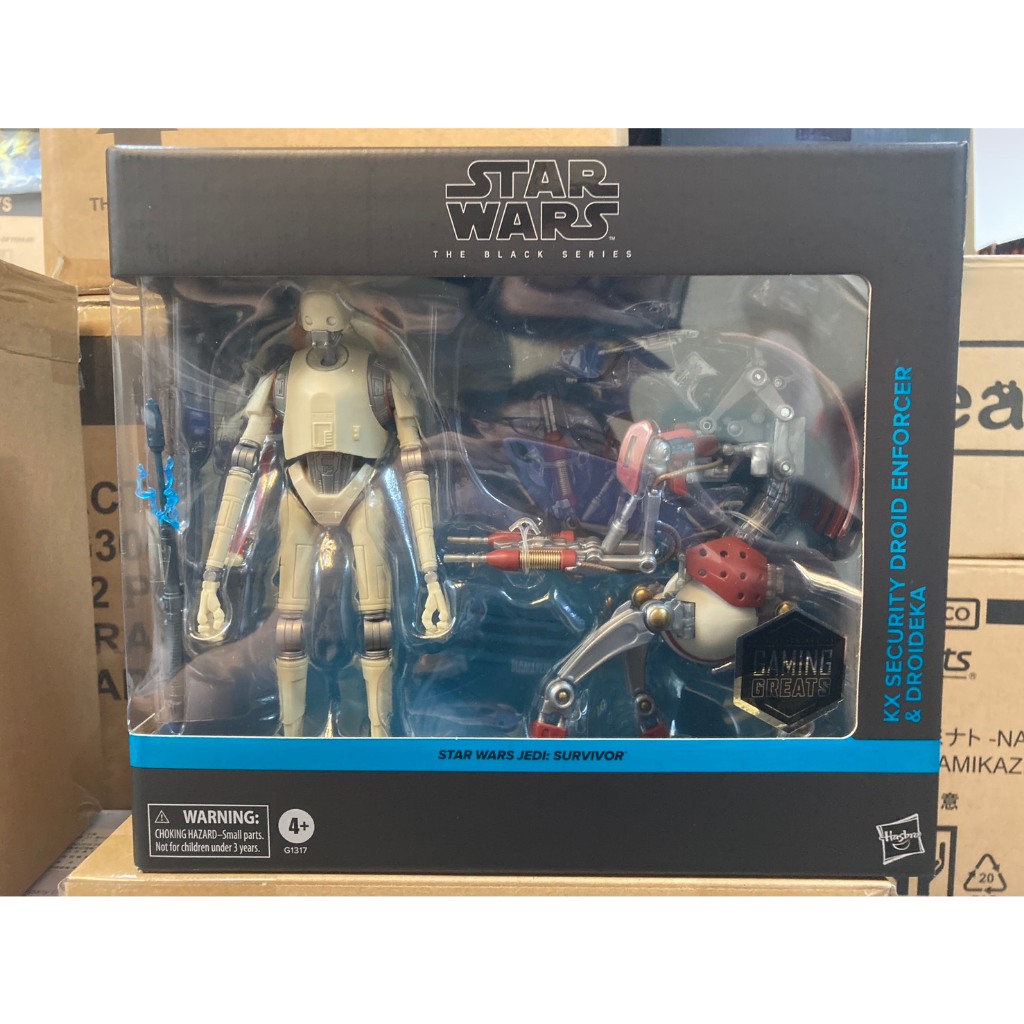 全新現貨 StarWars SW 星際大戰 6吋 黑標 KX Security Droid & Droideka二入 | 蝦皮購物