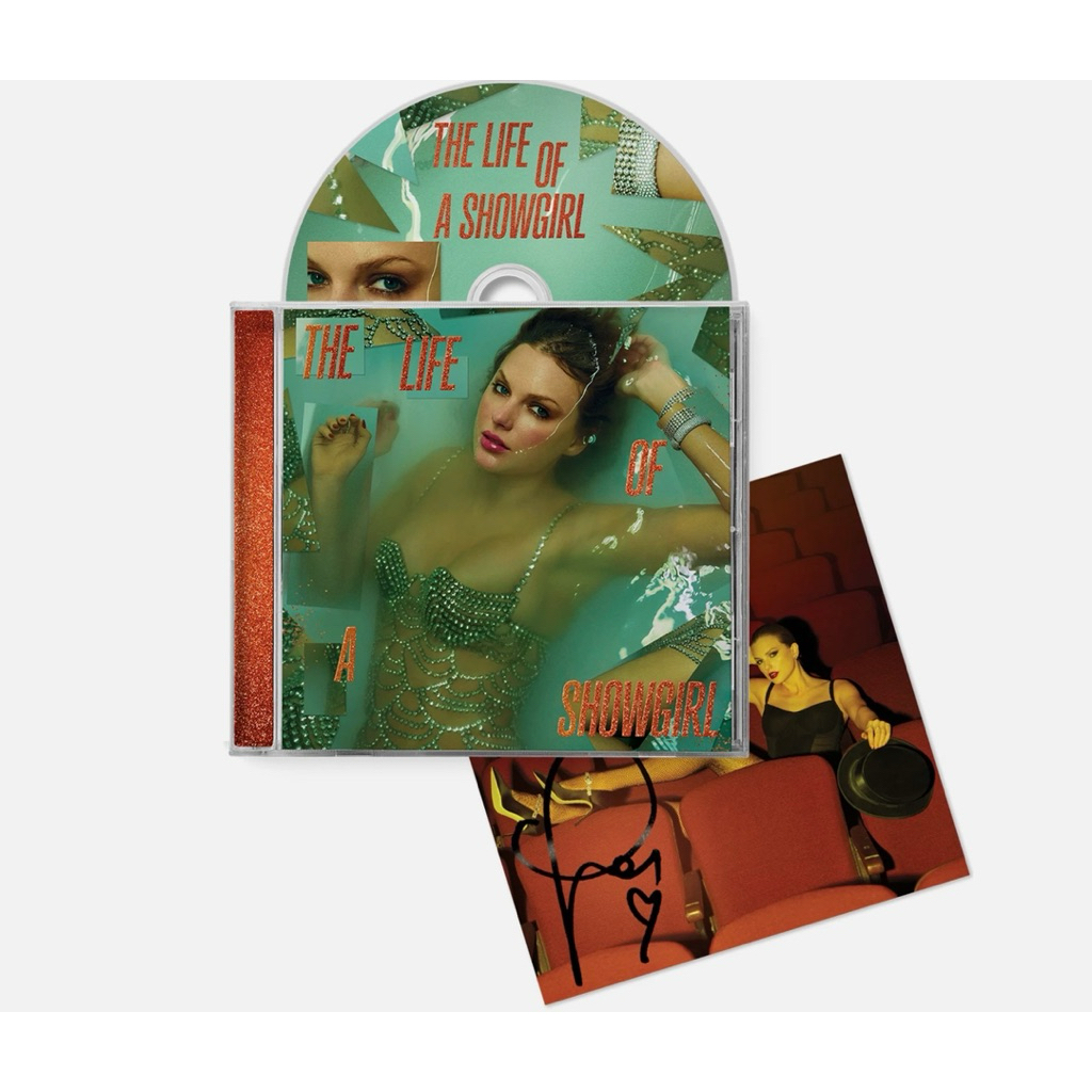 現貨不用等】TAYLOR SWIFT 泰勒絲The Life of a Showgirl 親筆簽名CD