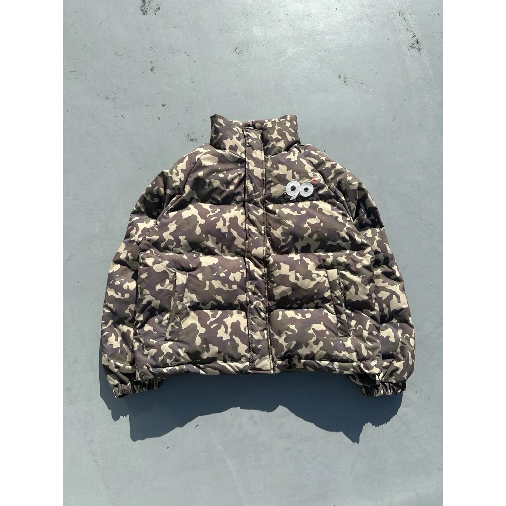 9090 90 Logo Rich Puffer Jacket | 蝦皮購物