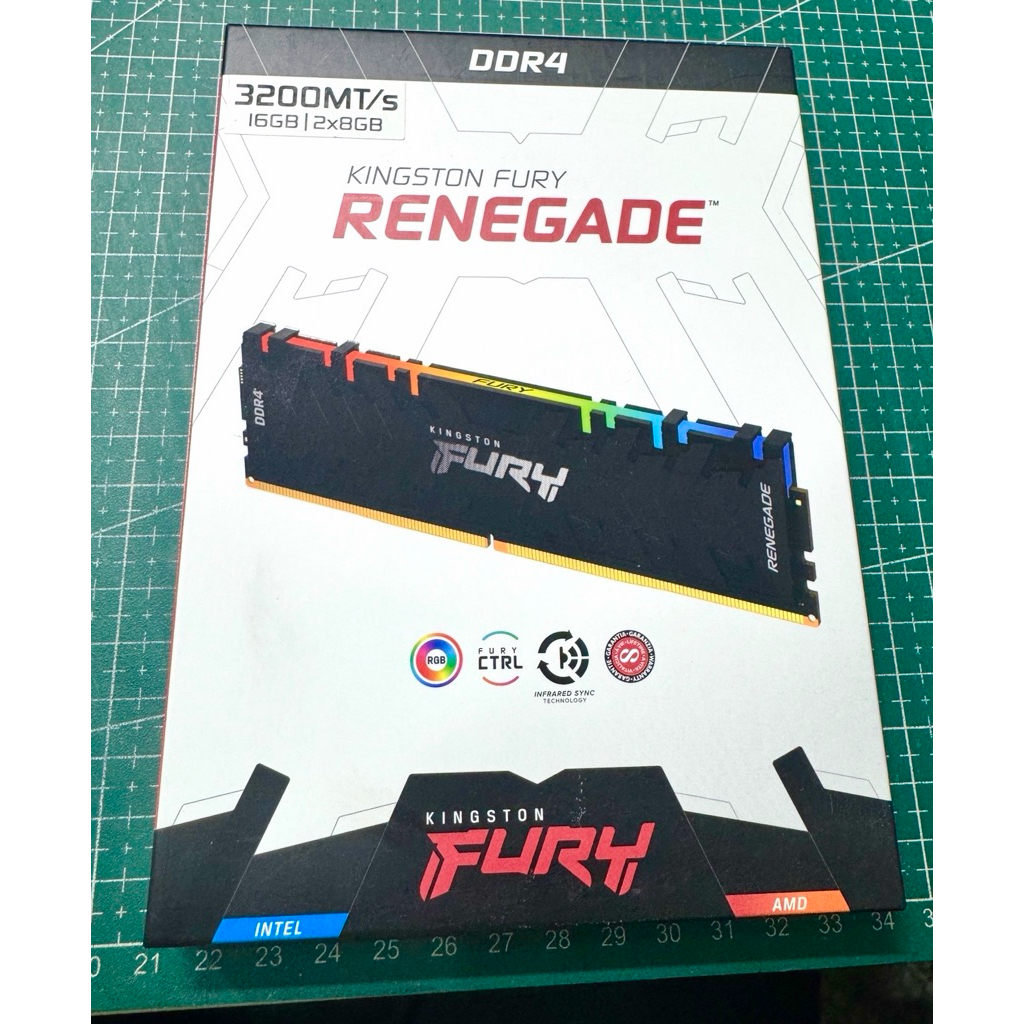 金士頓 DDR4 3200 8G×2 狩獵者 RGB 雙通道 | 蝦皮購物