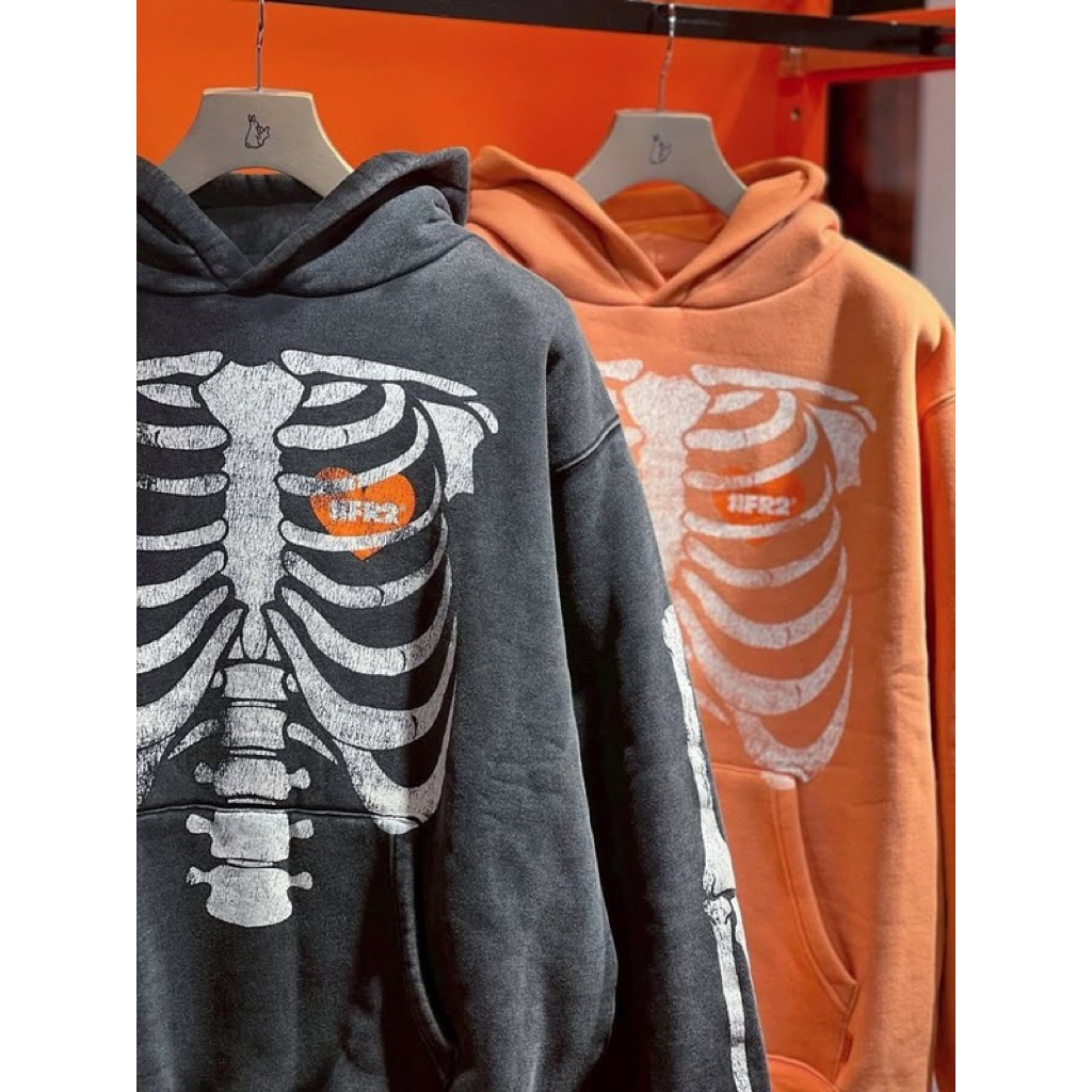 トップス FR2 \"Frost wash BONE Hoodie\" New arrival. 