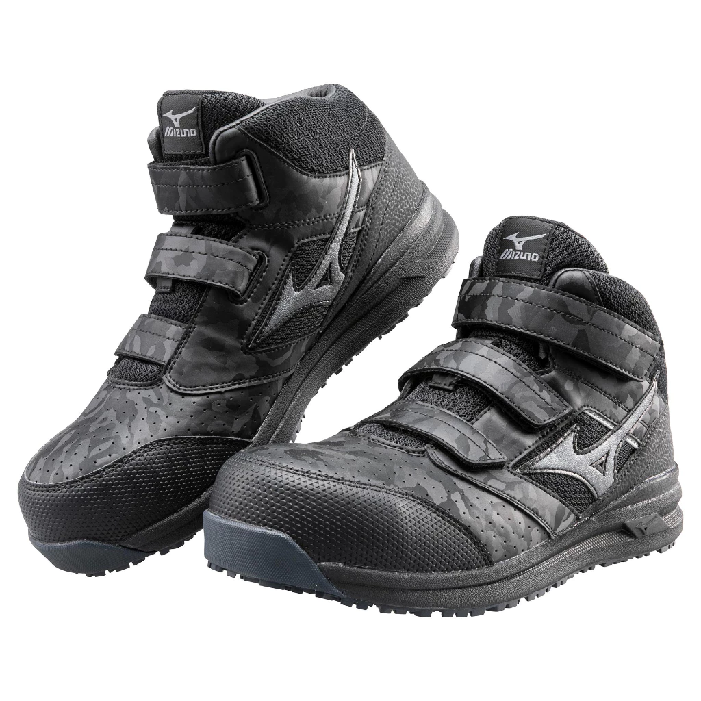 Mizuno ALMIGHTY LS II MID F1GA225109 安全防護鞋：告別沉重鋼頭鞋！以跑鞋科技打造的輕量高筒守護者！