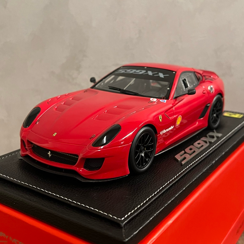 bbr】1/18 法拉利Ferrari 599XX Nurburgring record 2010 樹脂車模型車