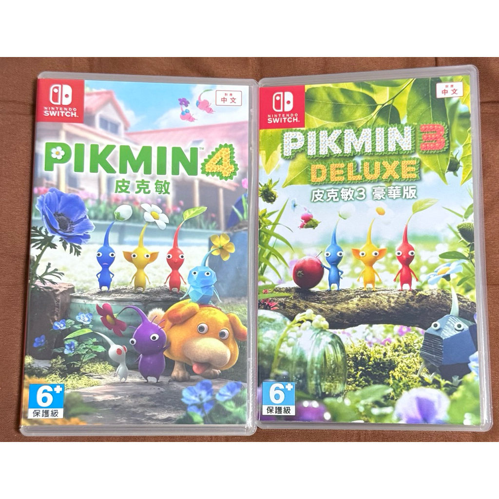 Switch Ns 皮克敏3 豪華版 Switch Ns 皮克敏4 中文版 中古品 | 蝦皮購物