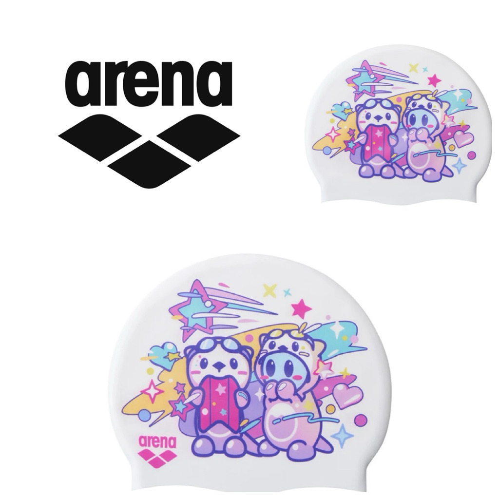 現貨 限量款 WHPK 日本代購 Arena AS6SSCA1U 矽膠 泳帽 成人兒童 男女通用 防水 護耳 泳帽 彈性 | 蝦皮購物