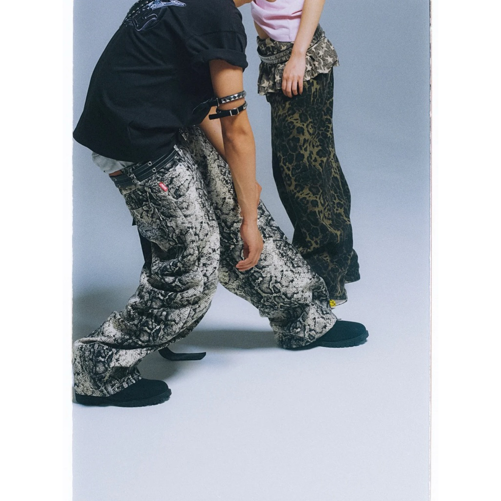 9090 King Logo Assort Ballon Buggy Pants | 蝦皮購物