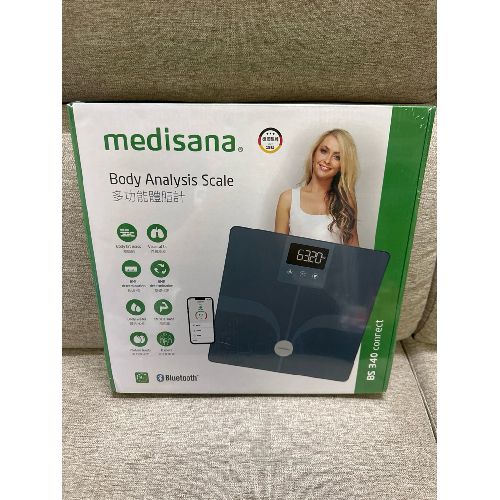 Medisana 多功能體脂計 BS 340 connect 體脂機 體重機 | 蝦皮購物