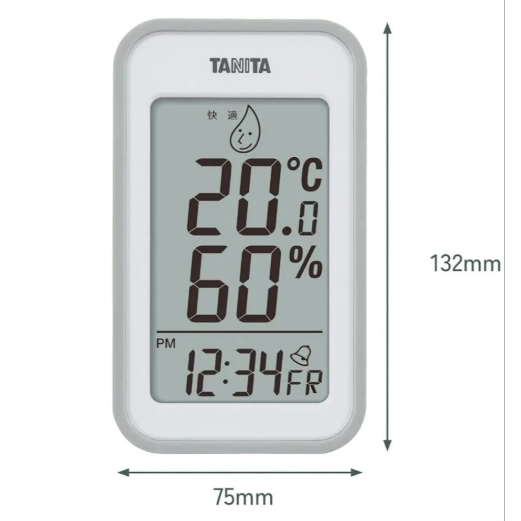 【居家健康守護者】TANITA TT-559 數位溫濕度計：時鐘、鬧鐘與精準環境監測的三合一神器！