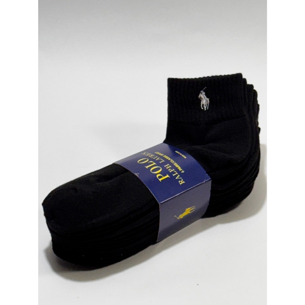 Polo Ralph Lauren CLASSIC SPORT 短襪六雙組 過腳踝襪 | 蝦皮購物