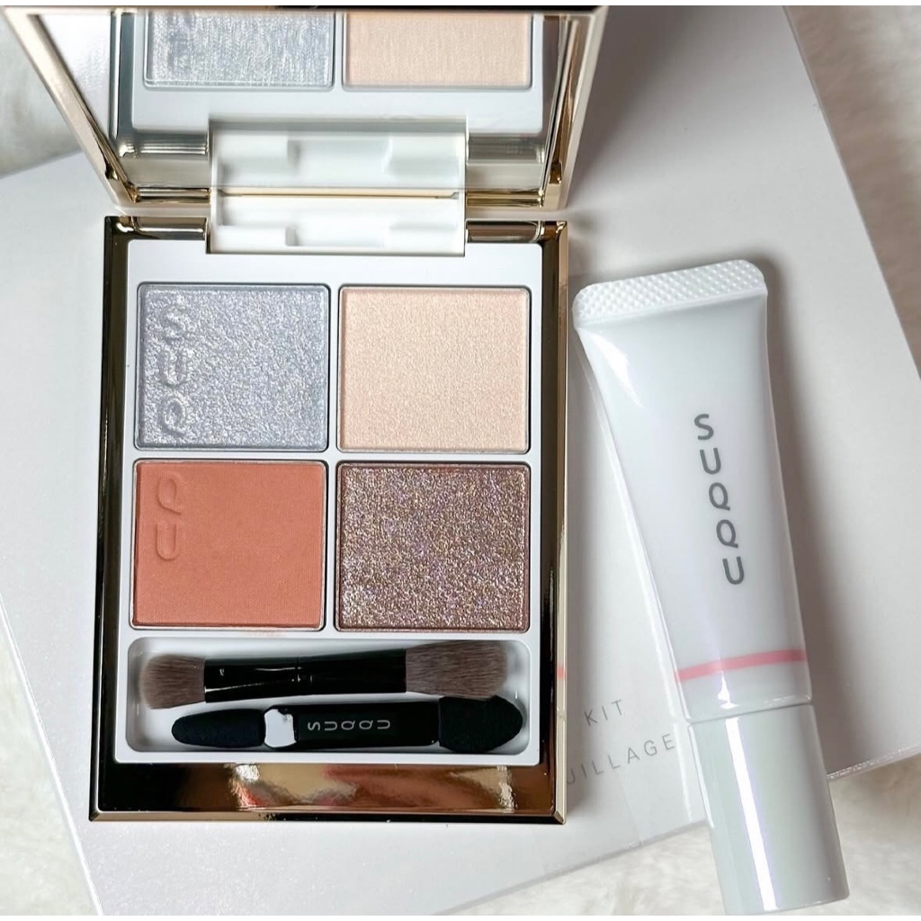 SUQQU 2025ホリデー/150光飾・104桃雲　試供品付 限定] SUQQU Euphoria of Light Makeup Kit Holiday Coll202